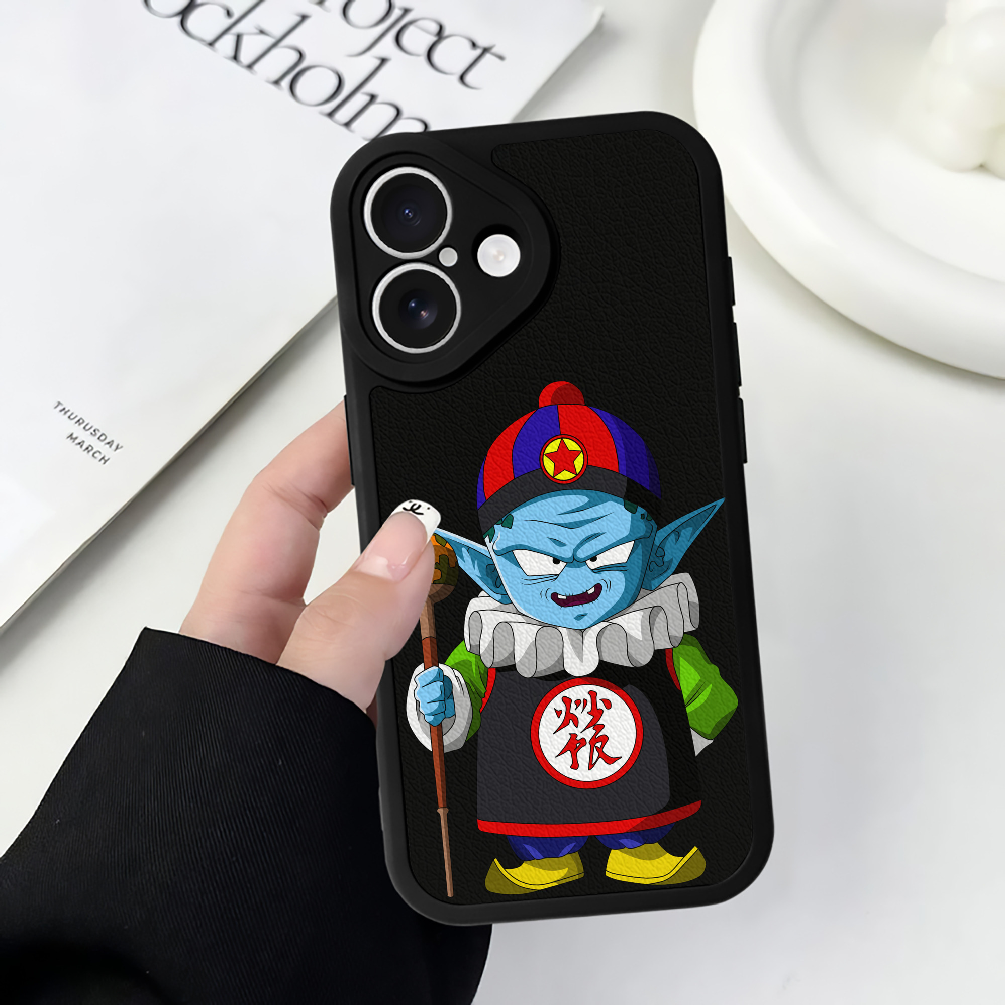 （画像用） ドラゴンボール DRAGON BALL 【iPhone 16シリーズ対応】シリコンスマホケース（レザー調） 材質：シリコン